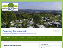 Tablet Screenshot of eifel-camping.de